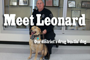 Meet Leonard-North Easts drug dog