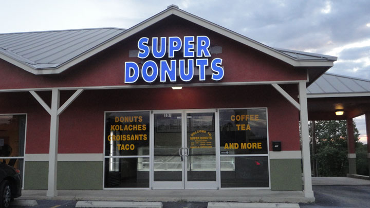 Super Donuts is almost done with renovations and construction, replacing the  Hawaiian-themed Cool Beans coffee shop.