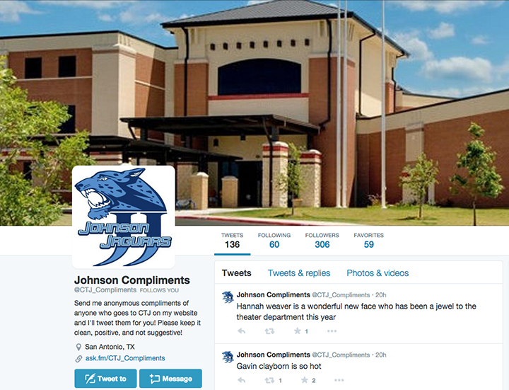 CTJ compliments account brings mixed reviews from Johnson students