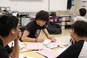 PUT TO THE TEST
Students in Rebecca Ortensie’s and Kali Sanchez’s classes spend their time reviewing for the upcoming biology STAAR on April 9. 
